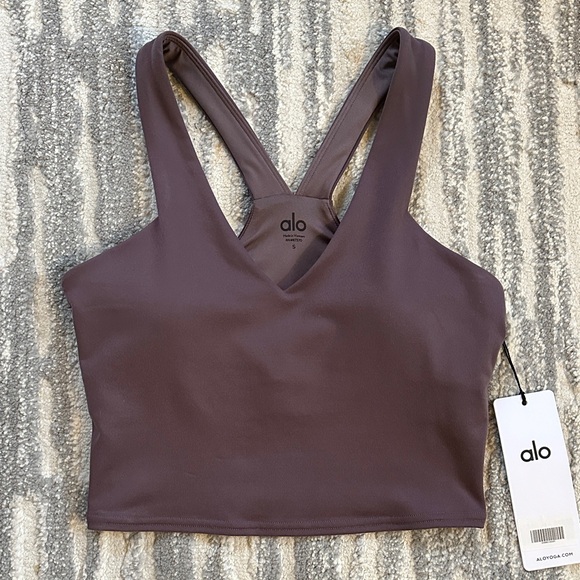 NWT ALO Yoga Airbrush Real Bra Tank- Size Small - Picture 2 of 6